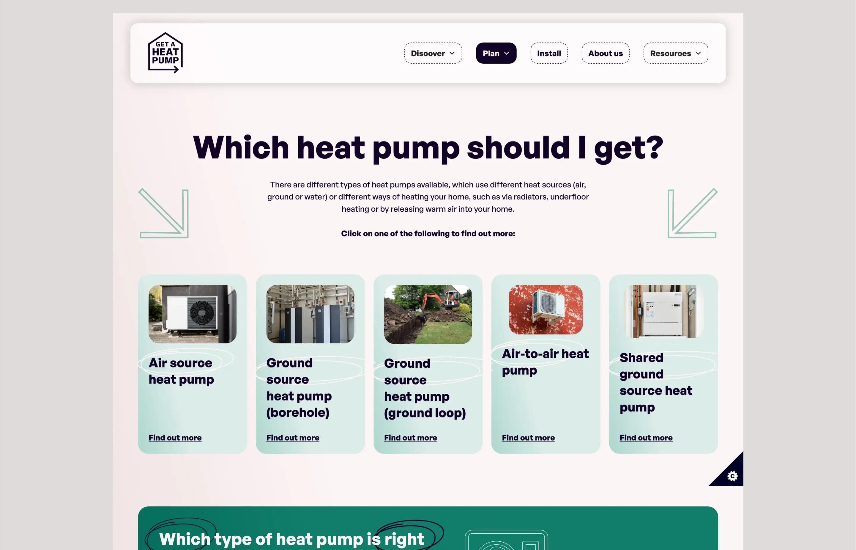 Which heat pump should I get page
